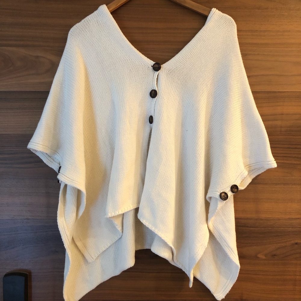 Cozy buttoned sweater
